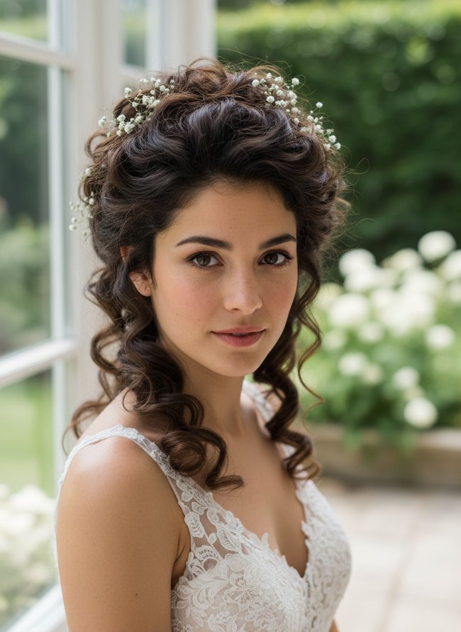 Dreamy Full Curly Updo