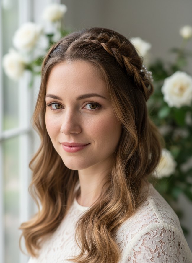 Braided Half Updo