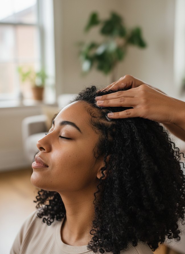 Targeted Scalp Massage Moisture