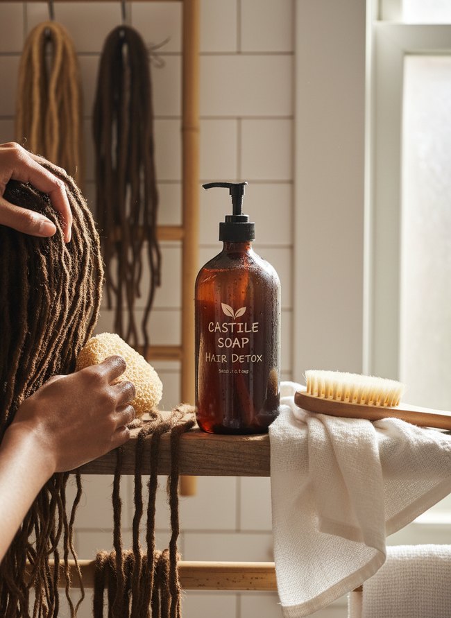 Castile Soap Hair Detox