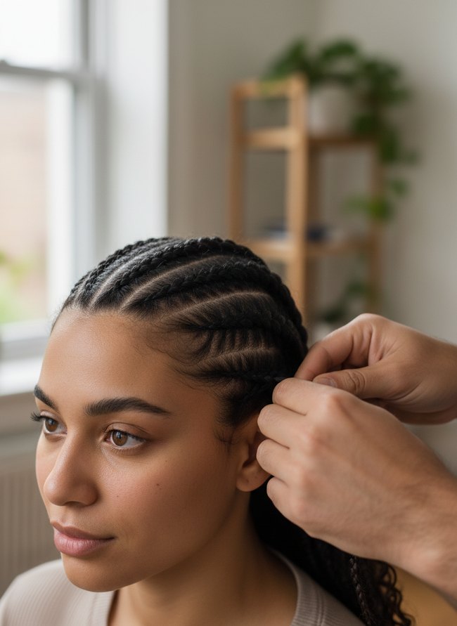 Precision Parting Cornrows