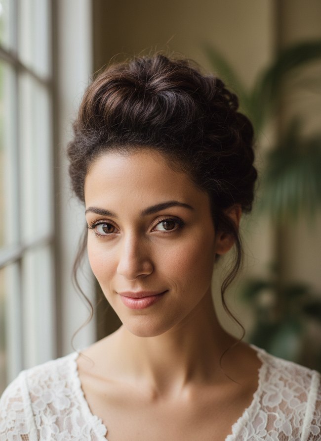 Modern Sculpted Updo