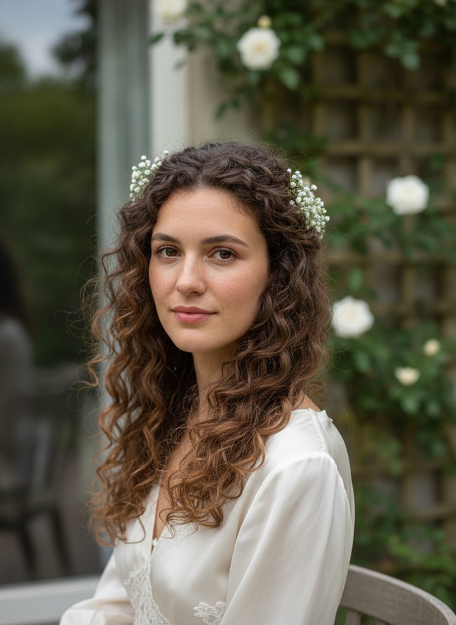 Garden Inspired Loose Waves