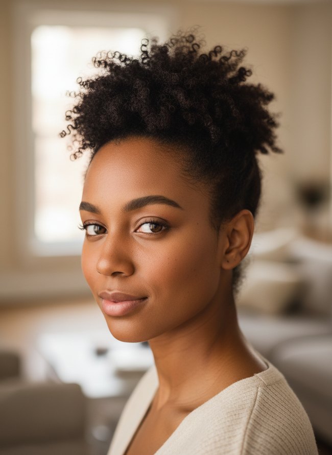 Pineapple Updo Mini