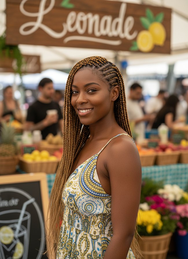 Geometric Parting Braids
