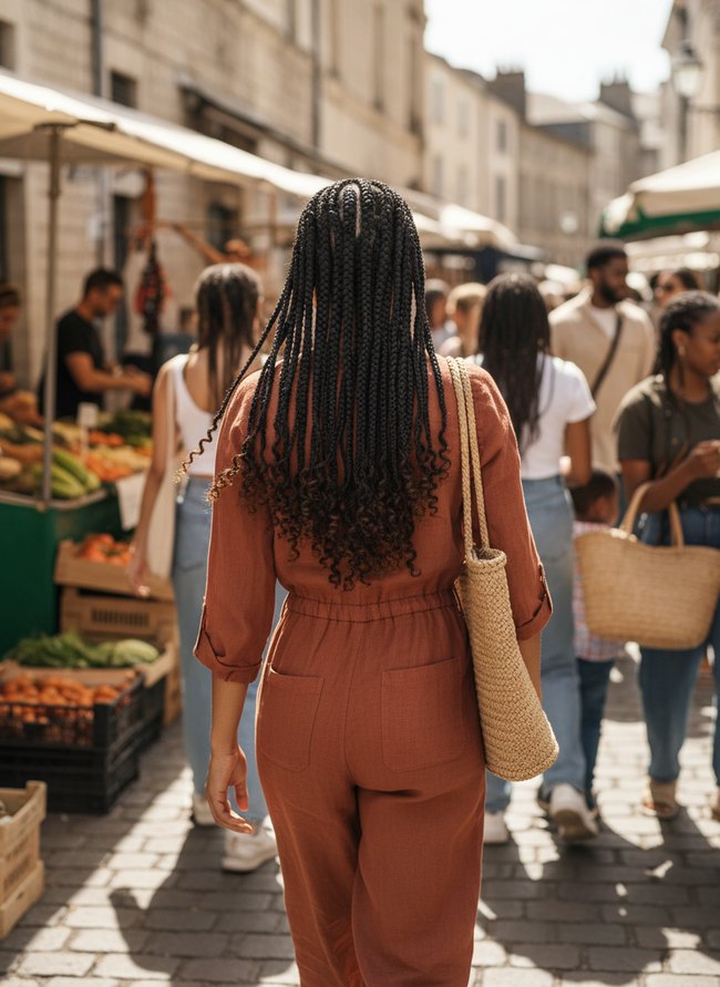 Loose Ends Cornrow Style