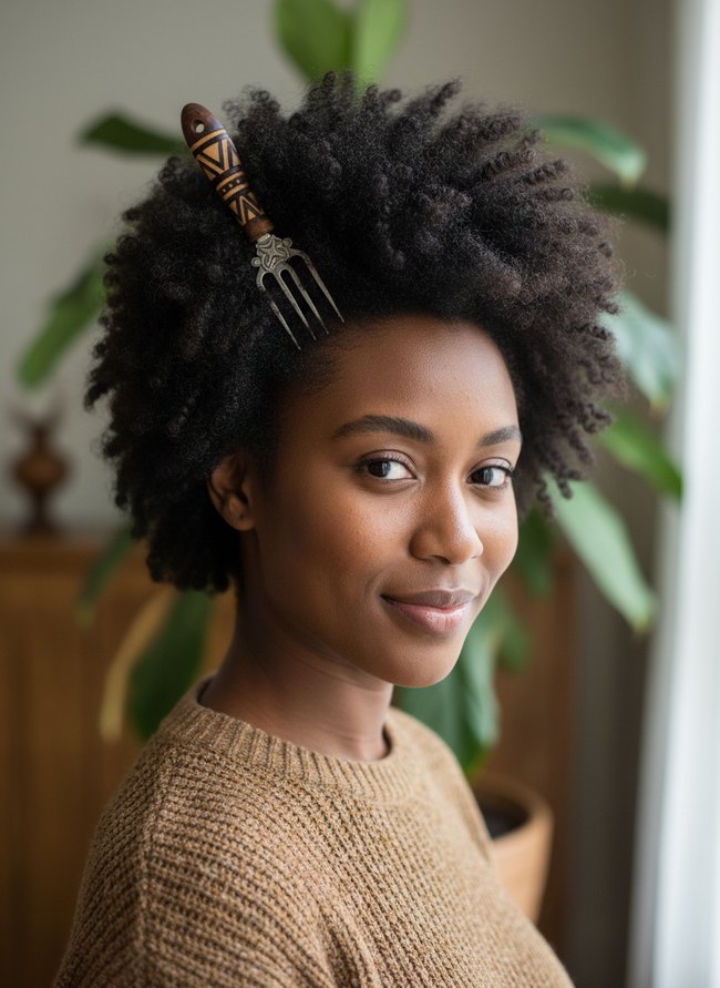 Voluminous Afro Pick