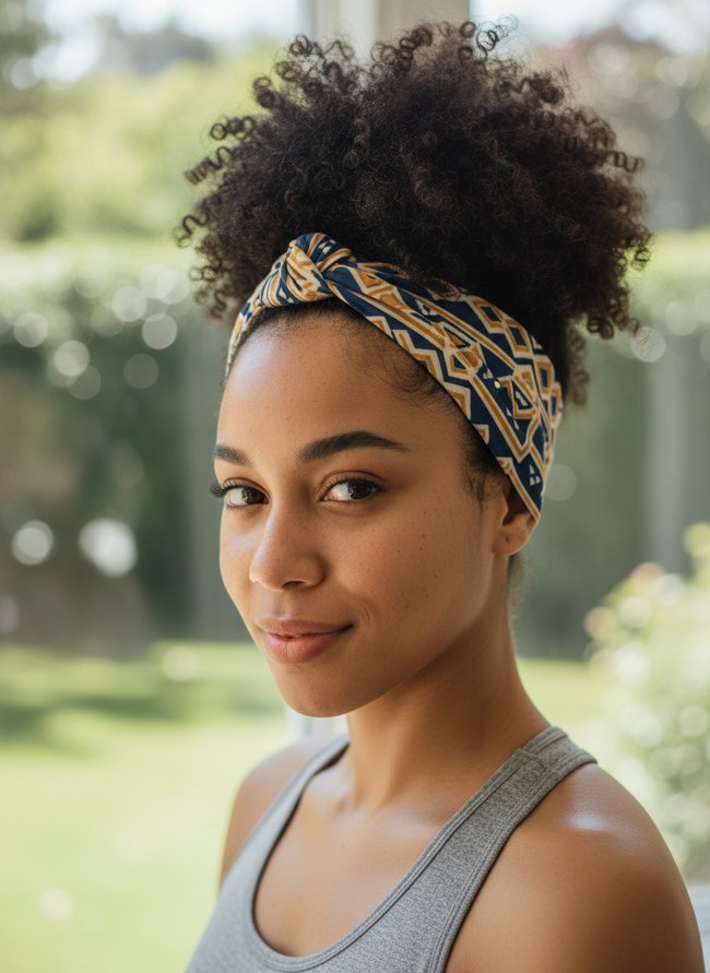 Knotted Headband Look