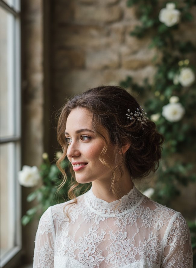 Modern Romantic Tousled Curls