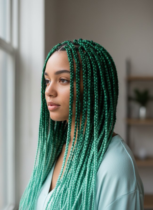 Jade Gemstone Crochet Fades