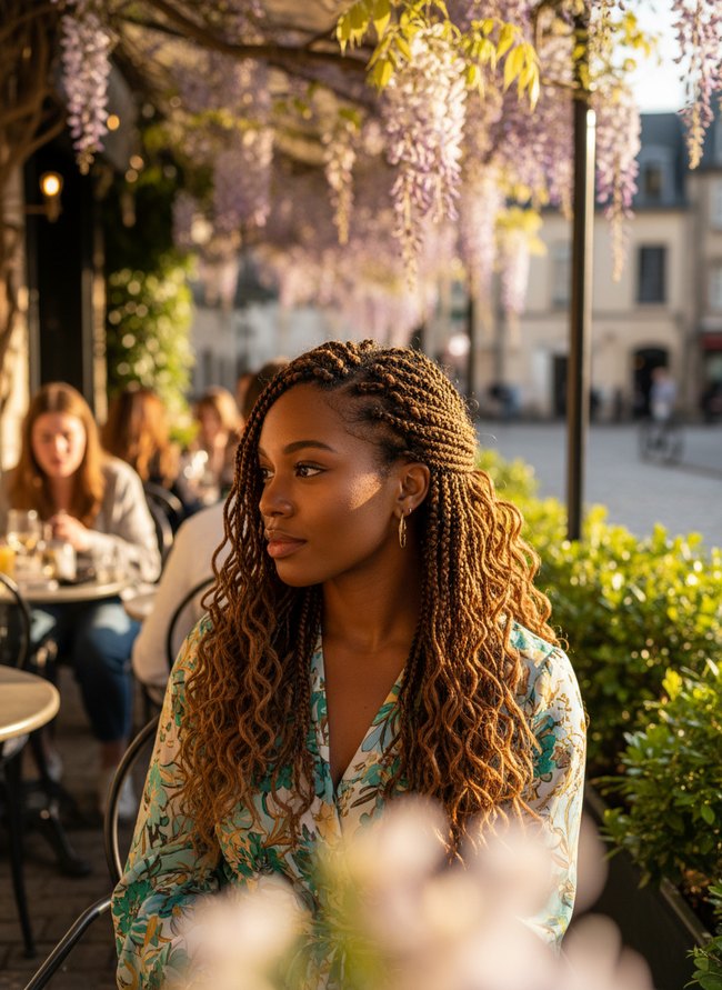 Golden Hour Twist Waves
