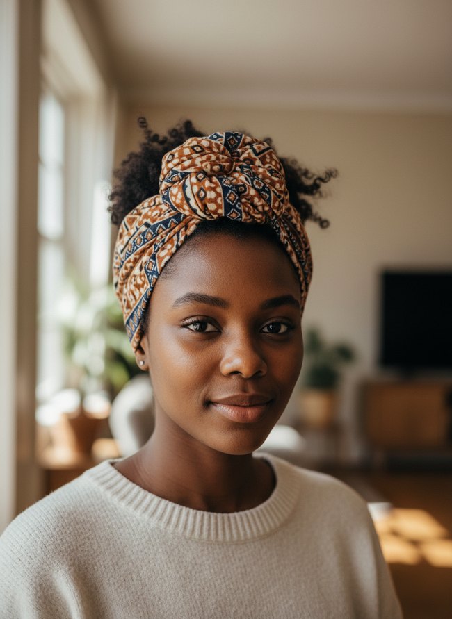 Knotted Headwrap Style