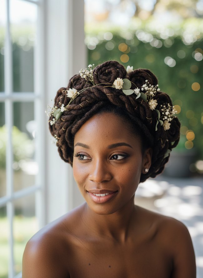 Bohemian Loc Braid Crown