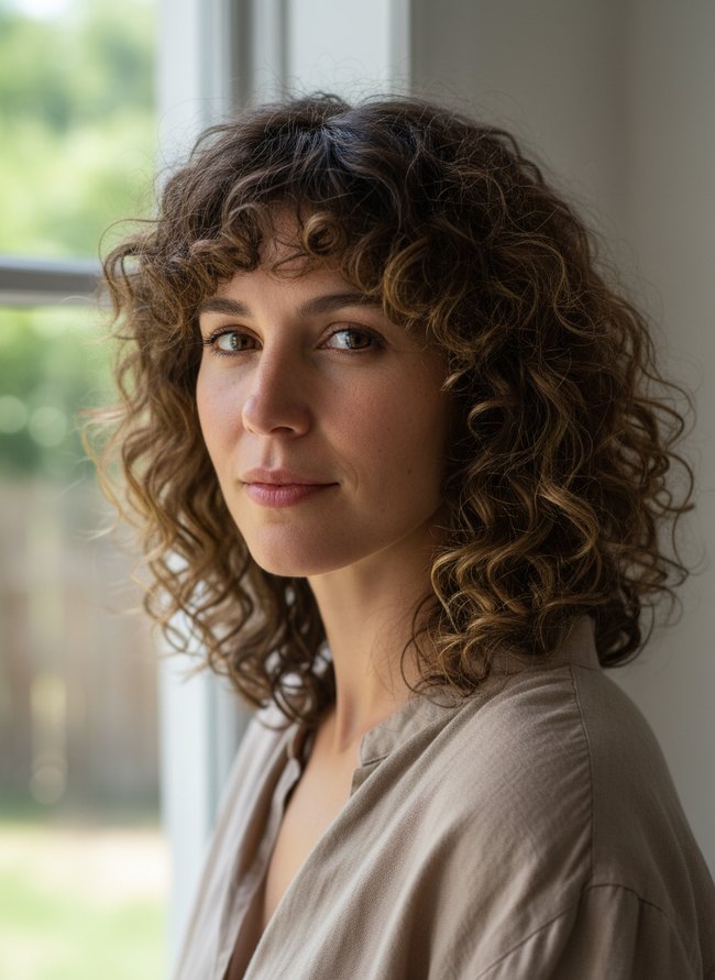 Layered Summer Curl Shag