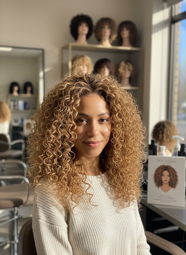 Gilded Honey Ringlets