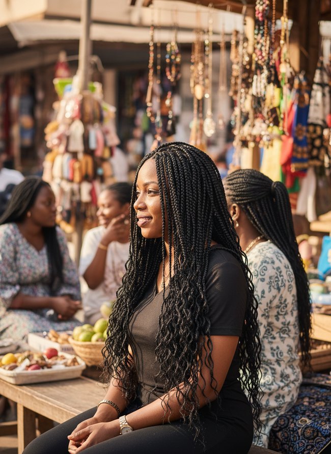 Loose Wavy Senegalese Twists
