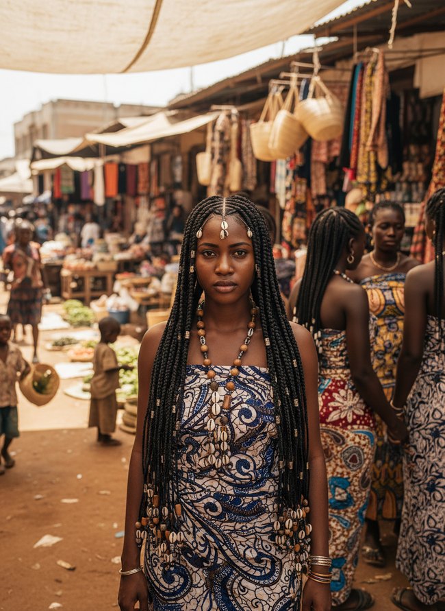 Double Braid Fulani Style