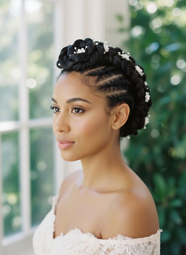 Braided Faux Hawk