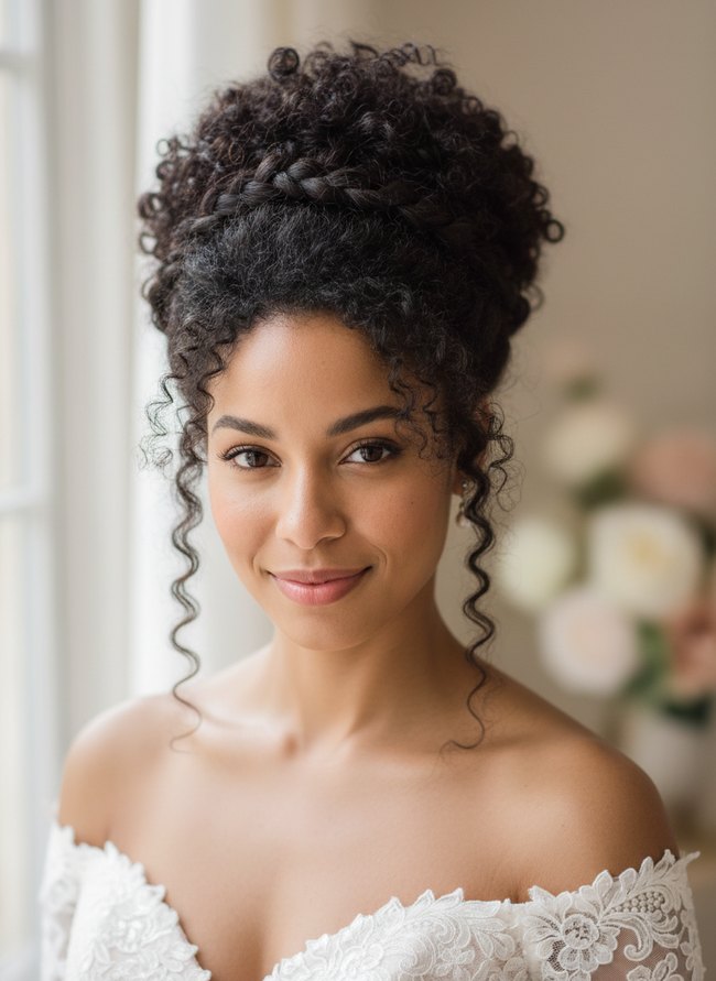 Voluminous Piled Curls