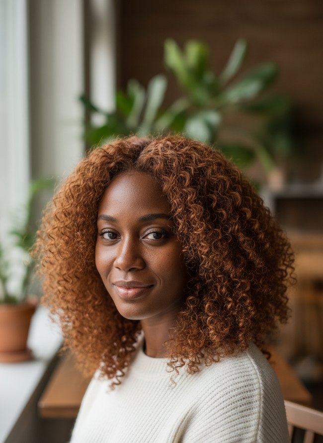 Ginger Brown Ringlets