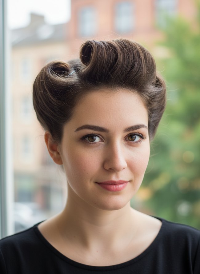 Faux Hawk Pin Up