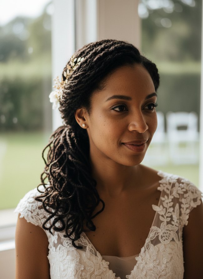 Chic Locs Low Ponytail