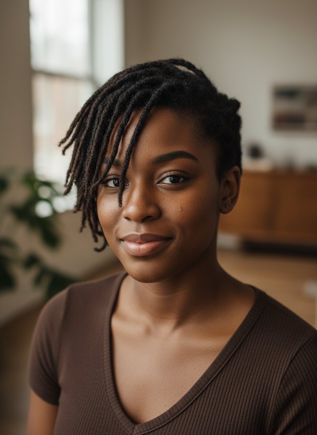 Short Locs Style