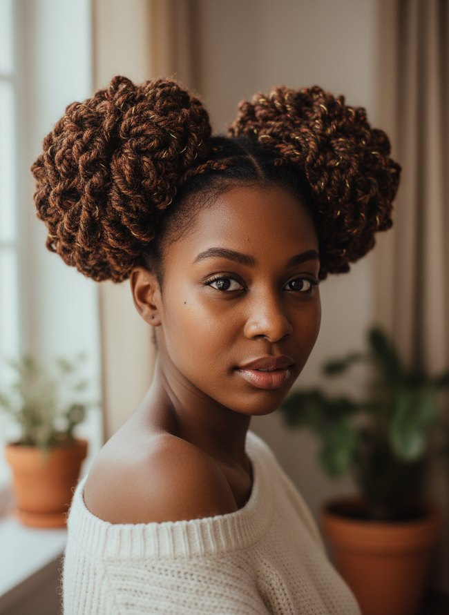 Afro Puff Crochet