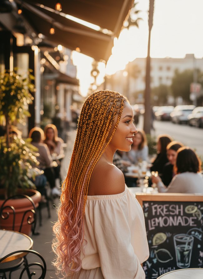 Ombre Color Braids