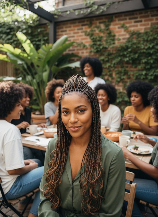 Mohawk Inspired Braids