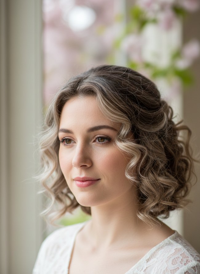 Romantic Frosted Curls