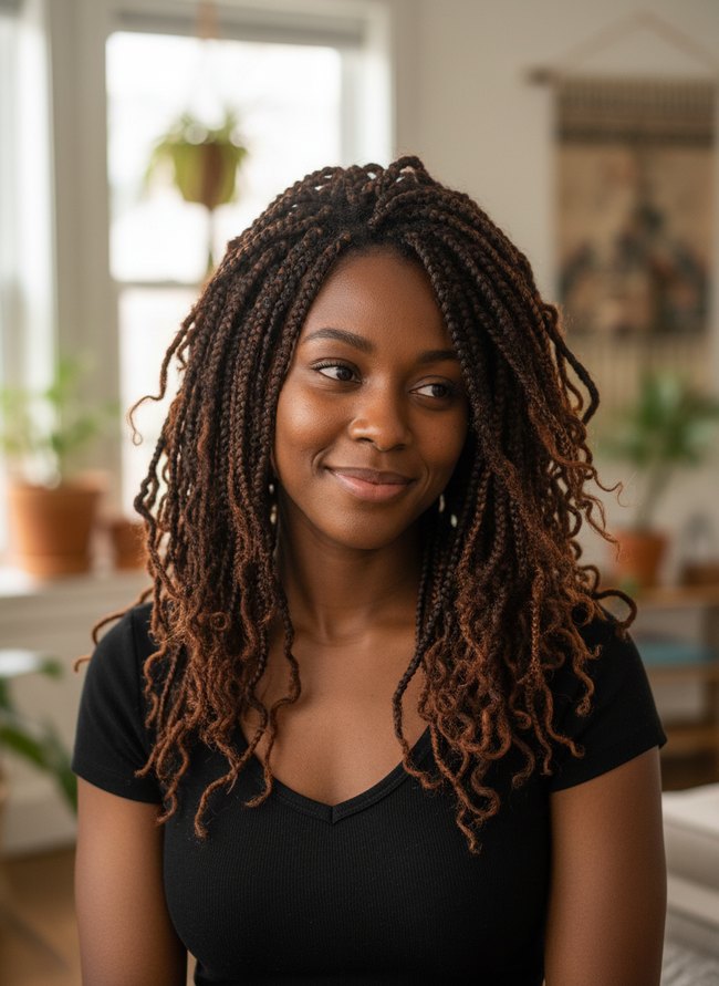 Distressed Locs Vibe