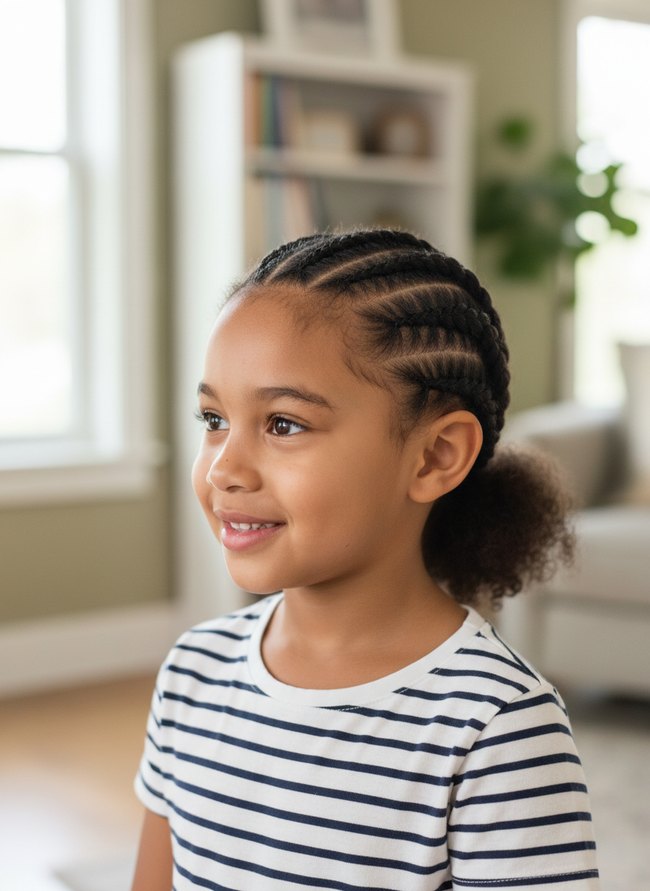 Zigzag Part Cornrows