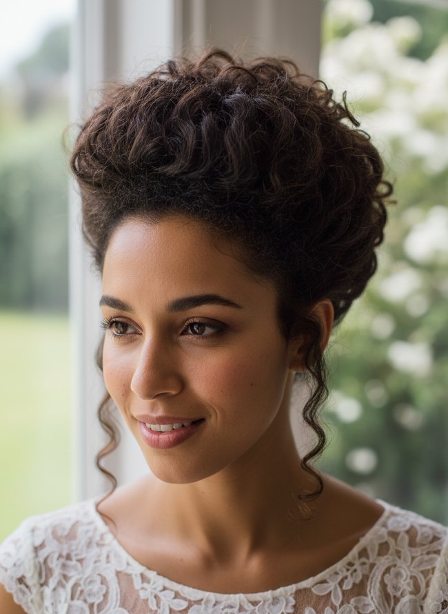 Dramatic Pompadour Updo