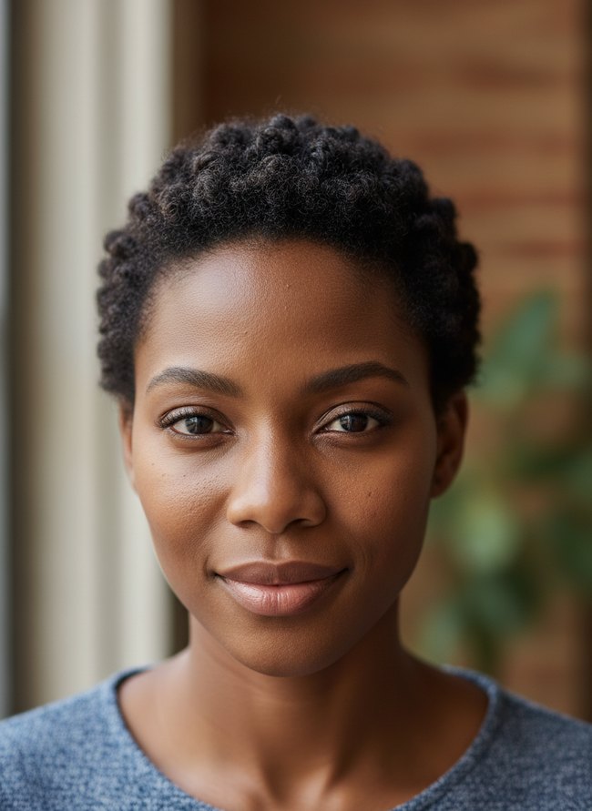 Patterned Short Fro