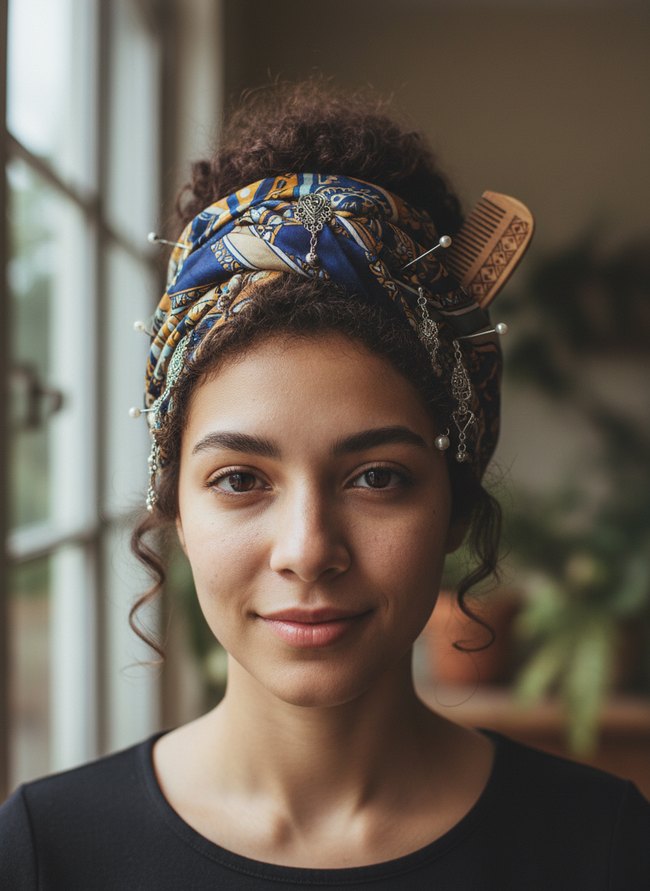 Turban Style Top Knot