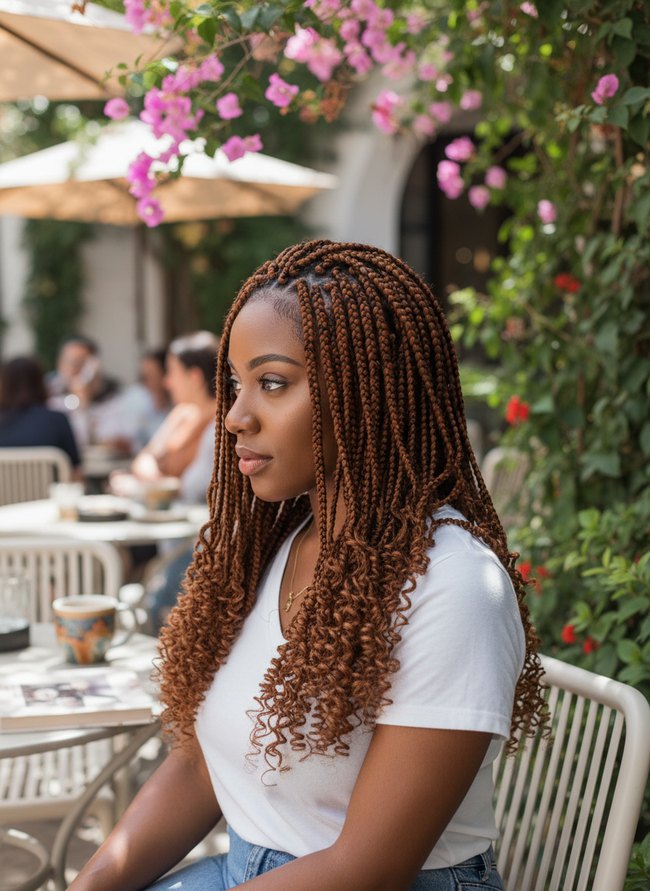 Senegalese Twists Curly Tips