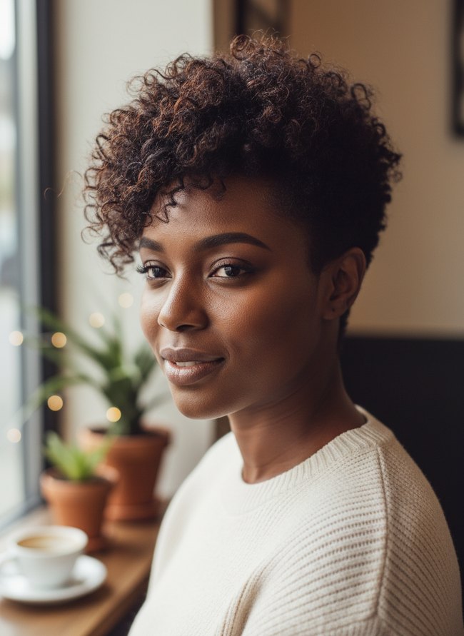 Angular Cut Pixie