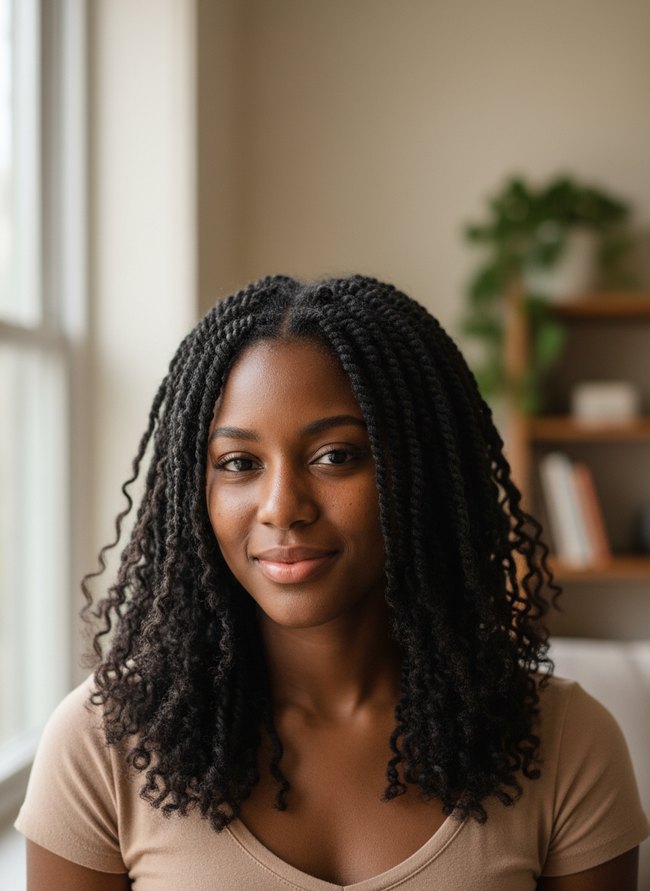 Fluffy Ends Loose Twists