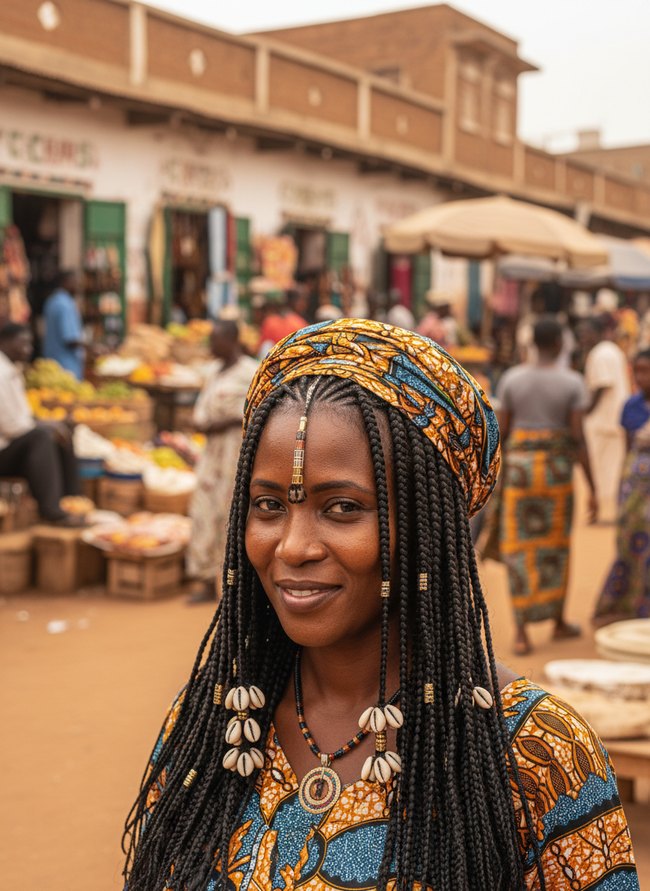 Elegant Braid Fulani Design