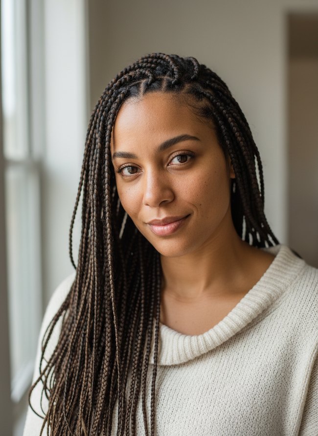 Layered Braided Locs