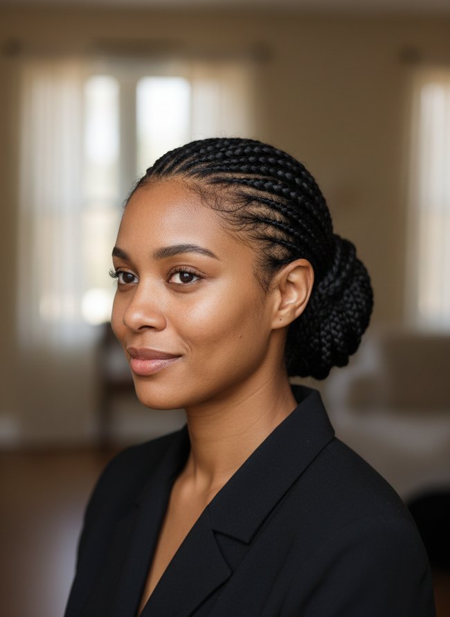 Sleek Low Twist Bun