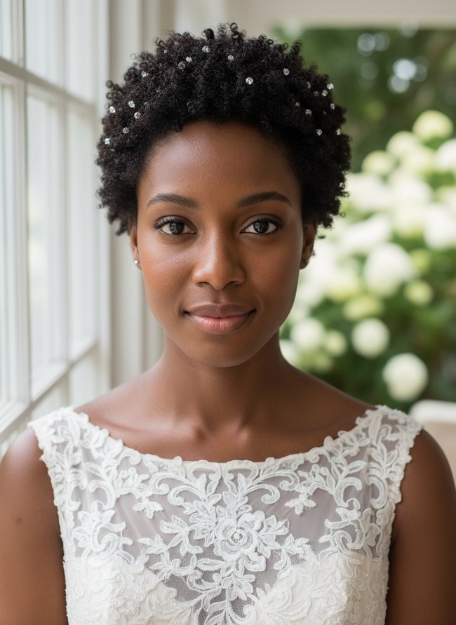 Tapered Cut Bridal Sparkle