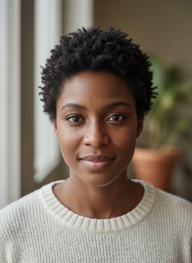 Layered Natural Pixie