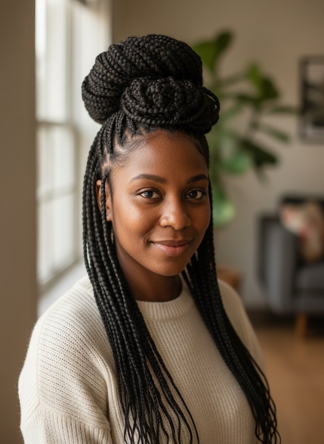 Cascading Braided Topknot