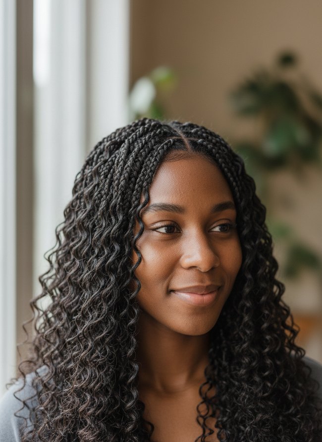 Spiral Stitch Braid Out