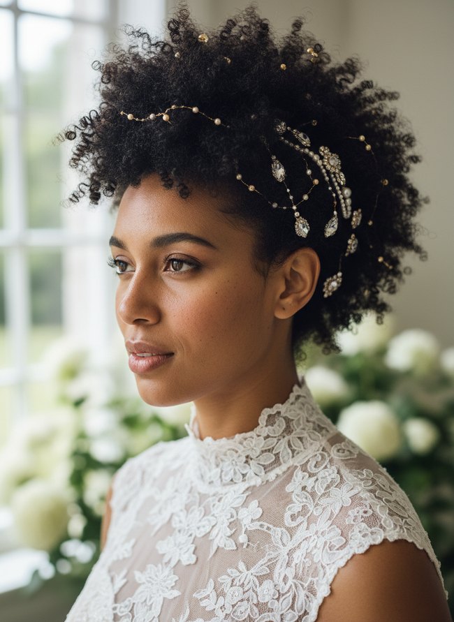 Bejeweled Frohawk Beauty