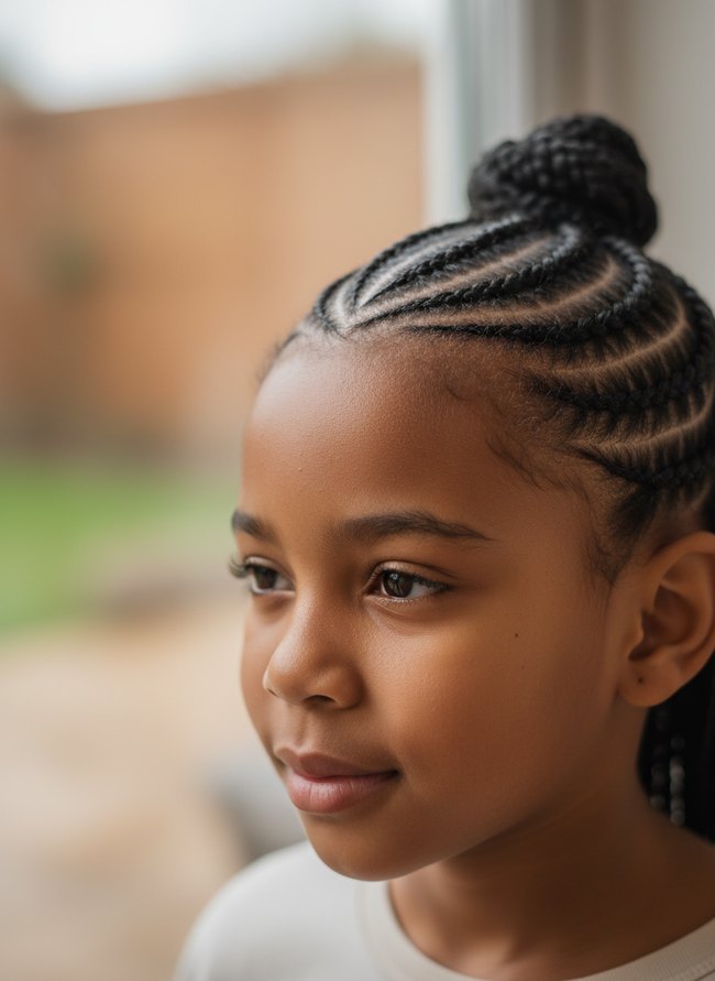 Patterned Cornrow Braids