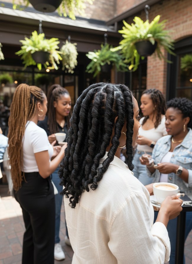 Polished Loc Barrel Curls