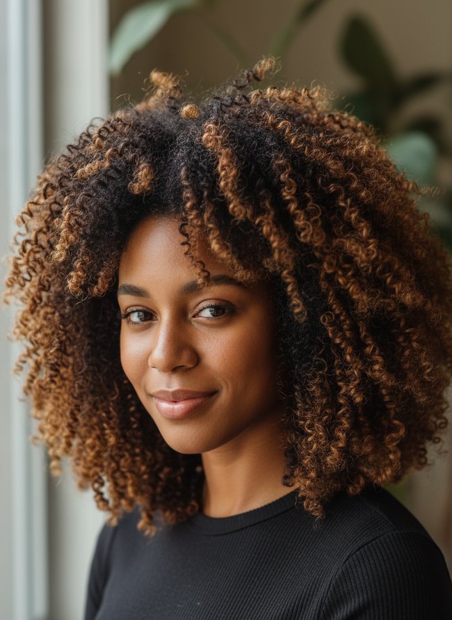 Voluminous Crochet Curls